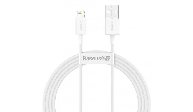 Baseus Baseus Superior USB - Lightning cable 2.4A 1.5 m White (CALYS-B02) White