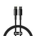 Baseus Baseus CATWJ-01 USB-C - USB-C PD QC cable 100W 5A 1m - black