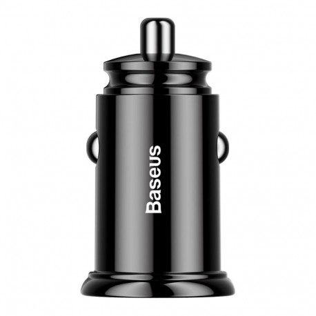 Baseus Baseus Circular smart car charger 2x USB QC3.0 Quick Charge 3.0 SCP AFC 30W black (CCALL-YD01