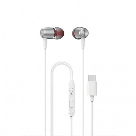 Dudao Dudao X1PROT In-Ear Wired USB-C Headphones 1.2 m - White White