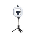 iLike SELFIE HANDLE TRIPOD AND SQUARE LAM - BLUETOOTH Black