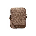 Guess Guess Bag GUTB10HGCFSEW 10" brown/brown GCube Stripe Tablet Bag
