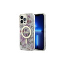 Guess Guess GUHMP14XHCFWST iPhone 14 Pro Max 6.7" transparent hardcase Flower MagSafe