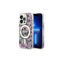 Guess Guess GUHMP14XHCFWSP iPhone 14 Pro Max 6.7" pink/pink hardcase Flower MagSafe