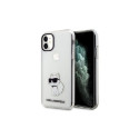 Karl Lagerfeld Karl Lagerfeld case for iPhone 11 / XR from the Ikonik Choupette series - transparent