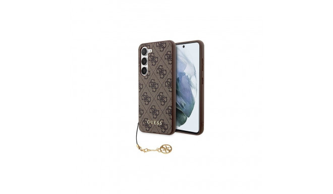 Guess Guess GUHCS23SGF4GBR S23 S911 brown/brown hardcase 4G Charms Collection