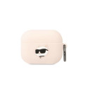 Karl Lagerfeld Karl Lagerfeld KLAPRUNCHP AirPods Pro cover pink/pink Silicone Choupette Head 3D