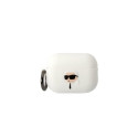 Karl Lagerfeld Karl Lagerfeld KLAP2RUNIKH AirPods Pro 2 cover white/white Silicone Karl Head 3D