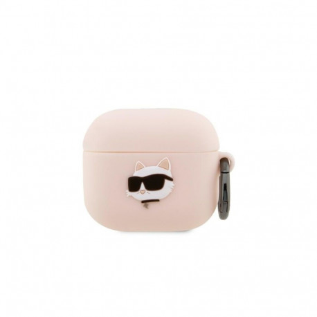 Karl Lagerfeld Karl Lagerfeld KLA3RUNCHP AirPods 3 cover pink/pink Silicone Choupette Head 3D