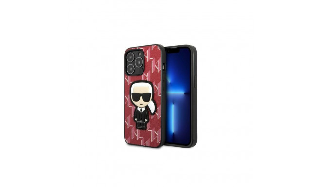 Karl Lagerfeld Karl Lagerfeld KLHCP13XPMNIKPI iPhone 13 Pro Max 6.7" hardcase red/red Monogram Ikoni