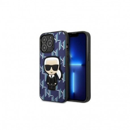 Karl Lagerfeld Karl Lagerfeld KLHCP13XPMNIKBL iPhone 13 Pro Max 6.7" hardcase blue/blue Monogram Iko
