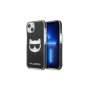 Karl Lagerfeld Karl Lagerfeld KLHCP13STPECK iPhone 13 mini 5.4" hardcase black/black Choupette Head Karl Lagerfeld Karl Lagerfeld KLHCP13STPECK iPhone 13 mini 5.4" hardcase black/black Choupette Head