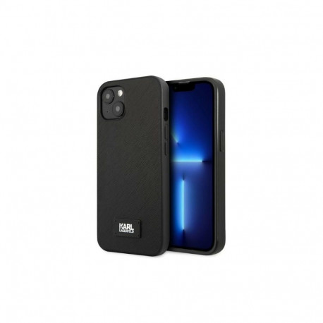 Karl Lagerfeld Karl Lagerfeld KLHCP13SSFMP2K iPhone 13 mini 5.4" hardcase black/black Saffiano Plaqu