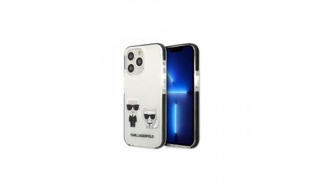 Karl Lagerfeld Karl Lagerfeld KLHCP13LTPEKCW iPhone 13 Pro / 13 6.1" hardcase white/white Karl&Choup