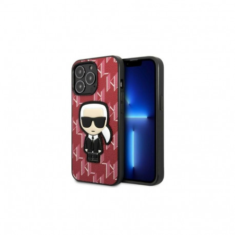 Karl Lagerfeld Karl Lagerfeld KLHCP13LPMNIKPI iPhone 13 Pro / 13 6.1" hardcase red/red Monogram Ikon