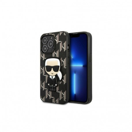 Karl Lagerfeld Karl Lagerfeld KLHCP13LPMNIKBK iPhone 13 Pro / 13 6.1" hardcase black/black Monogram 