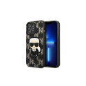 Karl Lagerfeld Karl Lagerfeld KLHCP13LPMNIKBK iPhone 13 Pro / 13 6.1" hardcase black/black Monogram 