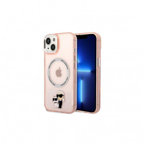 Karl Lagerfeld Karl Lagerfeld KLHMP14MHNKCIP iPhone 14 Plus 6.7" hardcase pink/pink Iconic Karl&Chou
