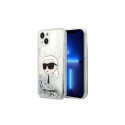 Karl Lagerfeld Karl Lagerfeld KLHCP14MLNKHCH iPhone 14 Plus 6.7" silver/silver hardcase Glitter Karl Karl Lagerfeld Karl Lagerfeld KLHCP14MLNKHCH iPhone 14 Plus 6.7" silver/silver hardcase Glitter Karl
