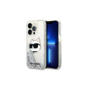 Karl Lagerfeld Karl Lagerfeld KLHCP14LLNHCCS iPhone 14 Pro 6.1" silver/silver hardcase Glitter Choup