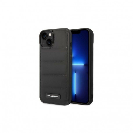 Karl Lagerfeld Karl Lagerfeld Puffy Elongated Logo iPhone 14 Case - Black