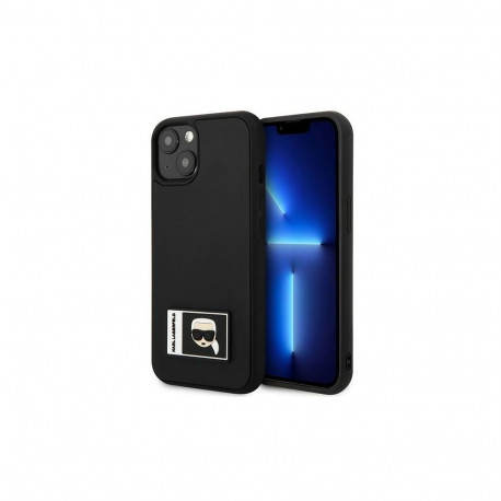 Karl Lagerfeld Karl Lagerfeld KLHCP13S3DKPK iPhone 13 mini 5,4 "black / black hardcase Ikonik Patch