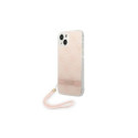 Guess Guess GUOHCP14MH4STP iPhone 14 Plus 6.7 "pink / pink hardcase 4G Print Strap