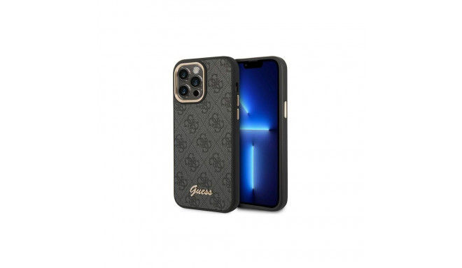 Guess Guess GUHCP14XHG4SHK iPhone 14 Pro Max 6.7 "black / black hard case 4G Vintage Gold Logo