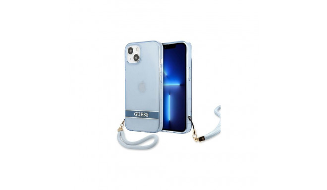 Guess Guess GUHCP13MHTSGSB iPhone 13 6.1 "blue / blue hardcase Translucent Stap