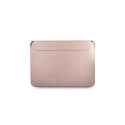 Guess Guess Saffiano Script cover for a 13" laptop - pink