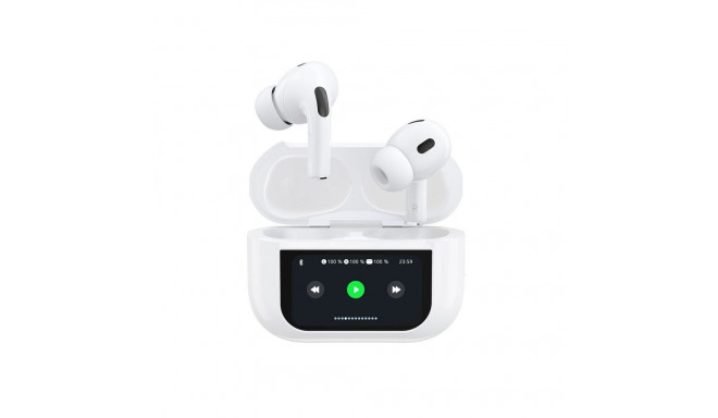 Dudao Dudao U19 in-ear TWS wireless Bluetooth 5.3 headphones with LED display - white