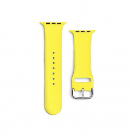 Hurtel Silicone Strap APS for Apple Watch 38/40/41mm Strap Watch Bracelet - Yellow