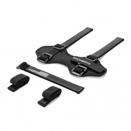 Rockbros Rockbros 50210064001 Velcro Bike Strap for Bluetooth Speaker or Water Bottle - Black