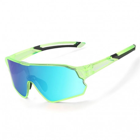 Rockbros Rockbros 14110009006 polarized cycling glasses for children 8-14 years old - light green