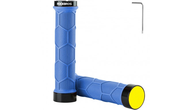 Rockbros Rockbros 40720007003 bicycle grips with reflector - blue