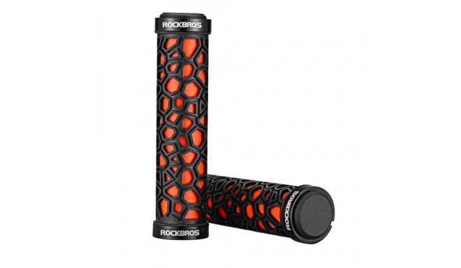 Rockbros Rockbros 2017-14AOR bicycle grips - black and orange
