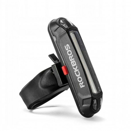 Rockbros Rockbros A54BK Rear Bike Light + Micro USB - USB-A Cable - Black