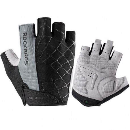 Rockbros Rockbros S109GR cycling gloves, size S - gray