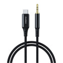 Choetech Choetech AUX008 USB-C / mini jack 3.5mm cable 2 m - black Choetech Choetech AUX008 USB-C / mini jack 3.5mm cable 2 m - black