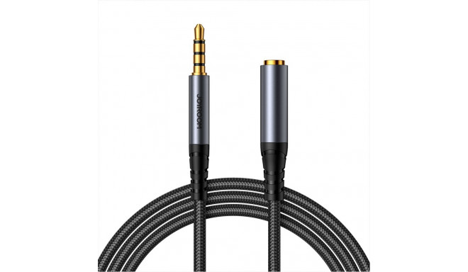 Joyroom Joyroom stereo audio cable AUX 3.5 mm mini jack (male) - mini jack (female) 1.2 m black (SY-