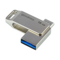 Goodram Flash Drive 16GB USB 3.2 Gen 1 USB / USB C OTG ODA3 Goodram - Silver