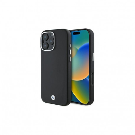 BMW BMW BMHMP16L23PUFWK iPhone 16 Pro 6.3" black/black hardcase Sign Full Wrapped Metal MagSafe