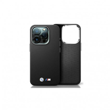 BMW BMW M Smooth Full Wrapped Metal MagSafe iPhone 16 Case - Black