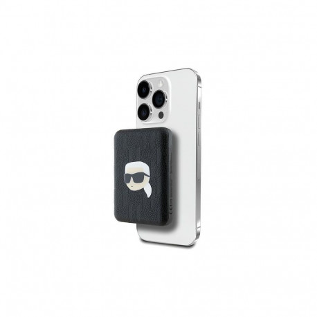 Karl Lagerfeld Karl Lagerfeld Powerbank inductive KLPB5FPGKSKIHK 16W 5000mAh black/black Karl Head P