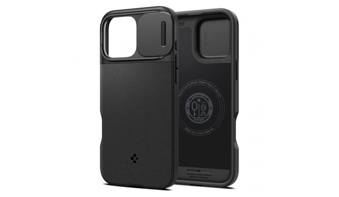 Spigen Spigen Optik Armor Mag Case with MagSafe for iPhone 16 Pro Max - Black