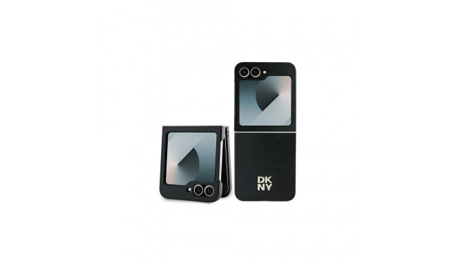 DKNY DKNY Repeat Pattern Stack Logo Case for Samsung Galaxy Z Flip6 - Black