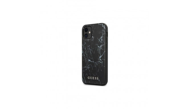 Guess Guess GUHCP12SPCUMABK iPhone 12 mini 5,4" czarny/black hardcase Marble