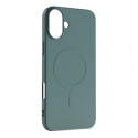 Hurtel Liquid Silicone Case MagSafe for iPhone 16 Pro Max - dark green