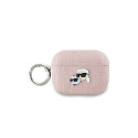 Karl Lagerfeld Karl Lagerfeld Monogram Karl & Choupette Head case for AirPods Pro 2 - pink