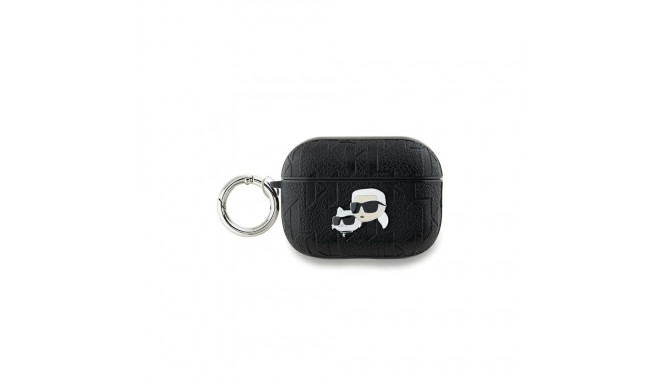 Karl Lagerfeld Karl Lagerfeld Monogram Karl & Choupette Head Case for AirPods Pro 2 - Black